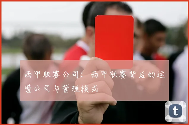 西甲联赛公司：西甲联赛背后的运营公司与管理模式